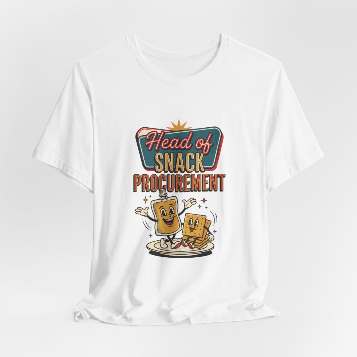 Head of Snack Procurement adult tee – On a hanger