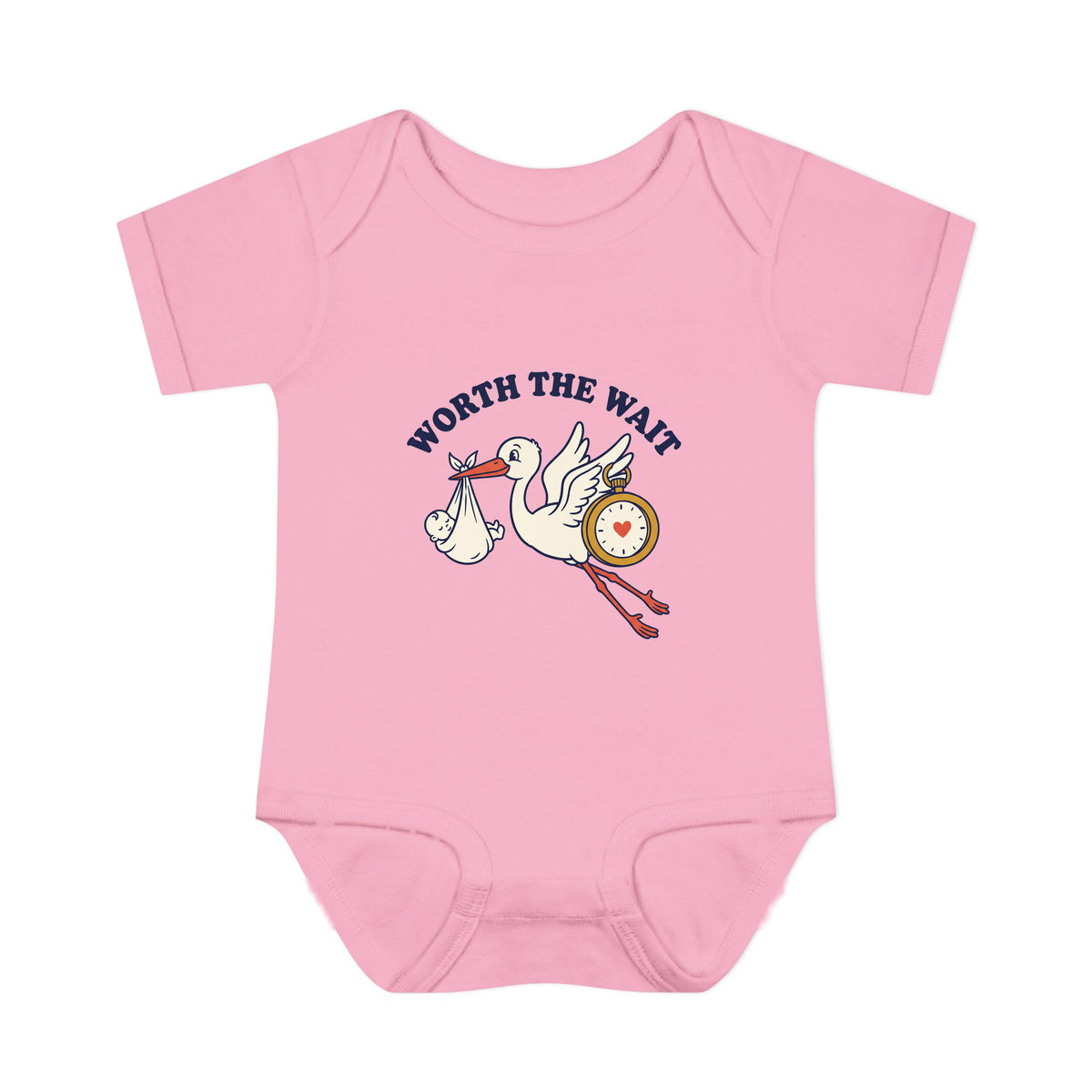 Worth the Wait onesie – Pink shirt