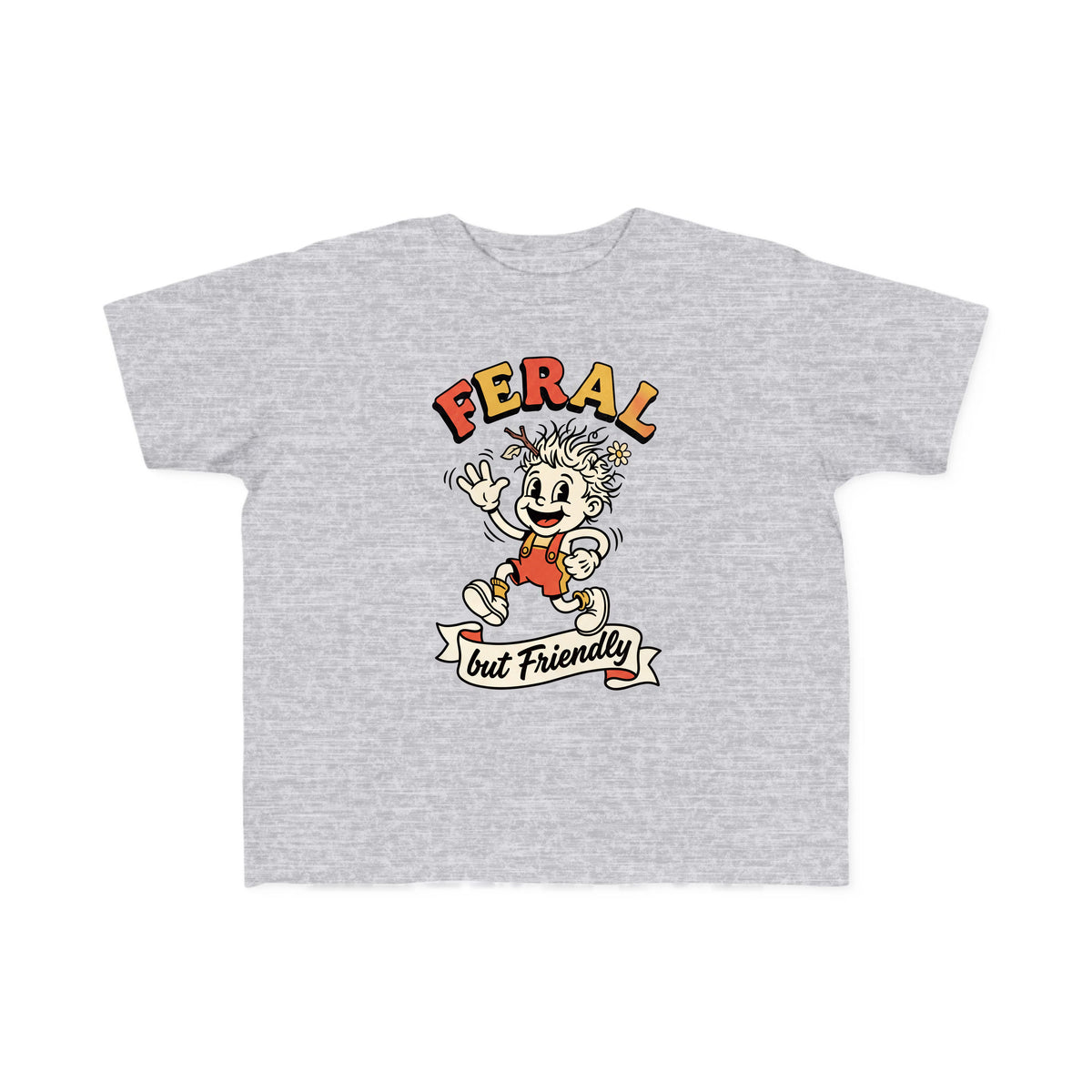 Feral but Friendly toddler tee – Heather shirt