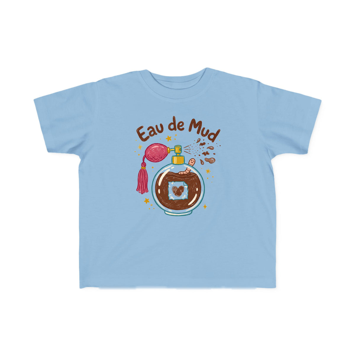 Eau de Mud toddler tee – Light Blue shirt
