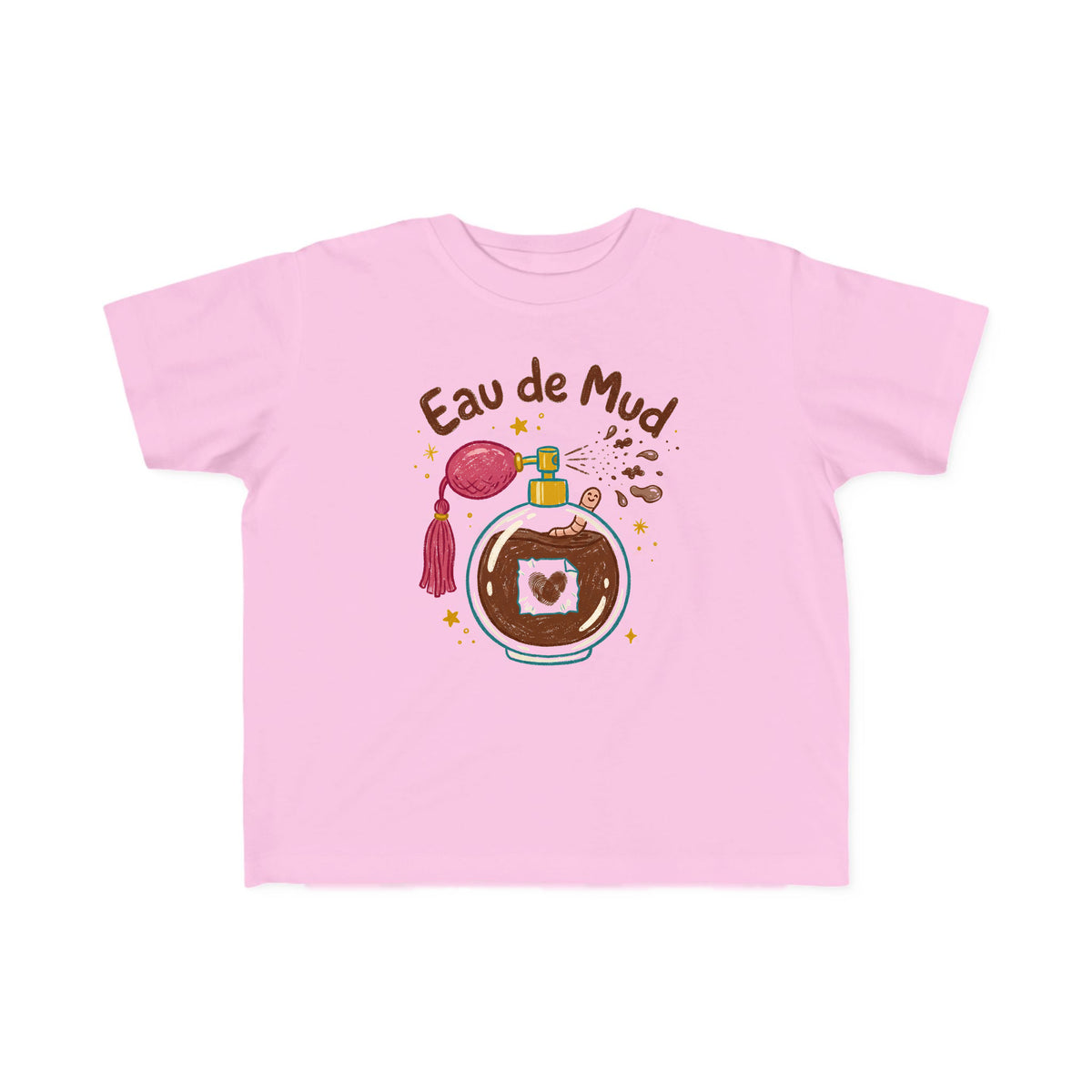 Eau de Mud toddler tee – Pink shirt
